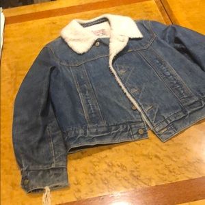 Lee denim sherpa lined jacket